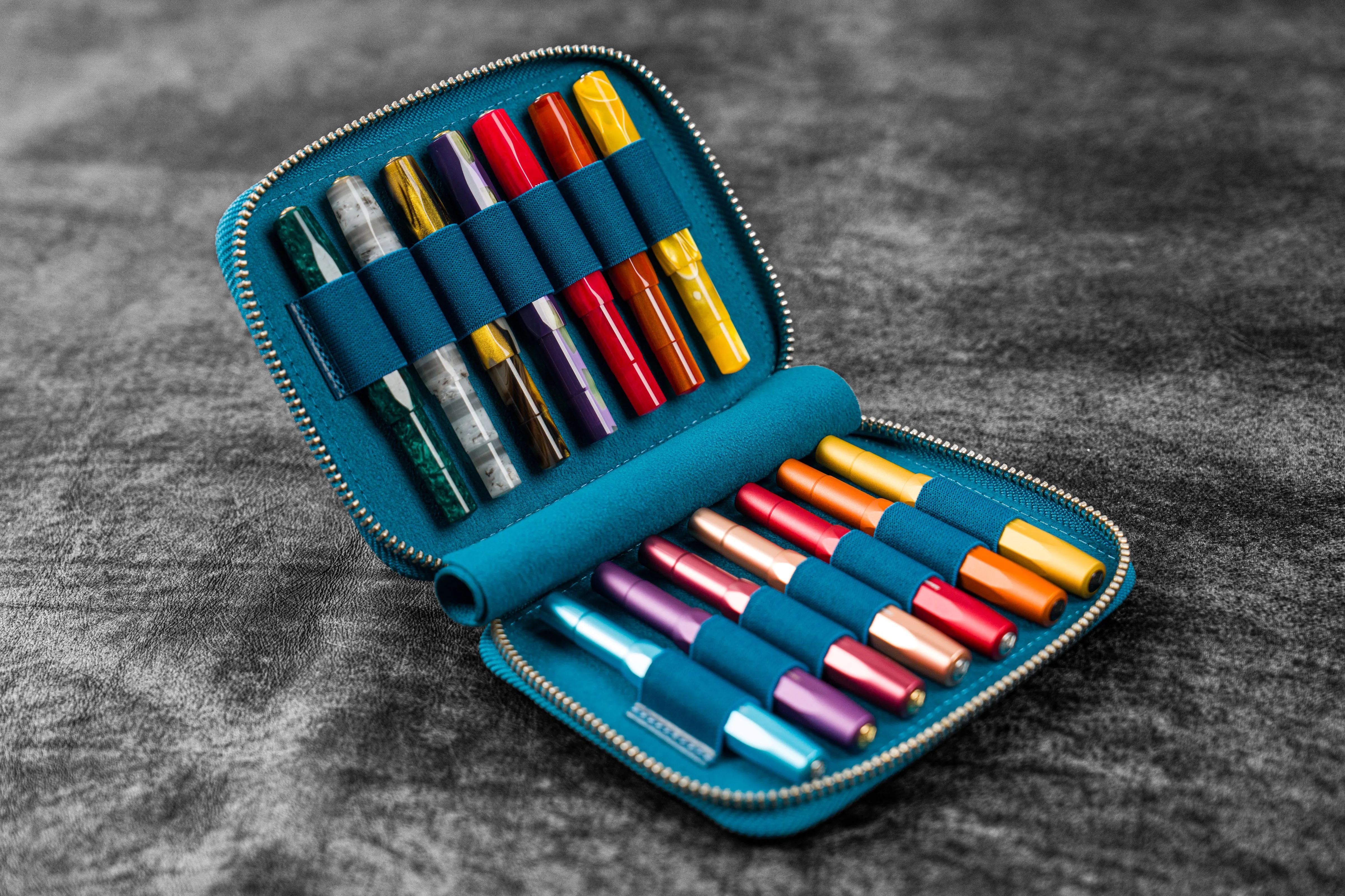 Collector Pen Case for 14 Kaweco Pens - C.H Ocean Blue