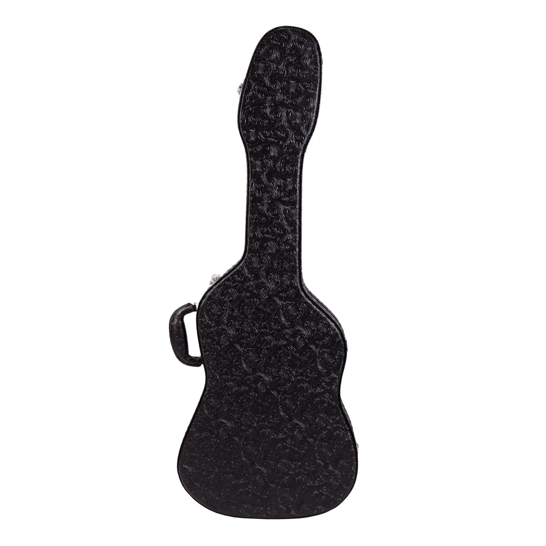 Crossfire Deluxe Shaped ST-Style Electric Guitar Hard Case (Paisley Black)