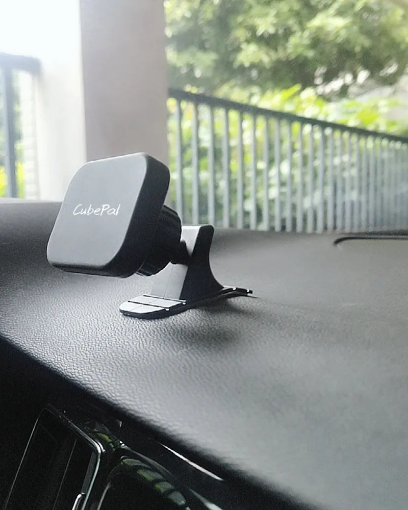 CubePal in-car stand, rotatable angle, adjustable magnetic desktop phone stand