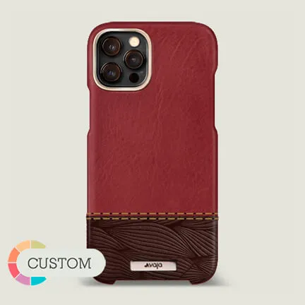 Customizable Grip Duo iPhone 12 & 12 Pro Leather Case with MagSafe