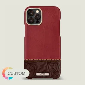 Customizable Grip Duo iPhone 12 & 12 Pro Leather Case with MagSafe