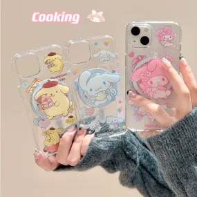 Cute Cartoon Iphone Case With Holder SK281