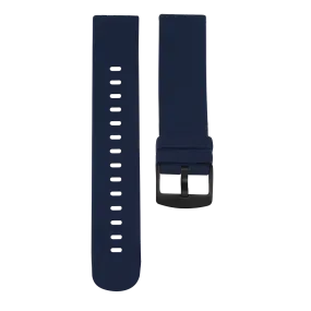 Dark blue OOZOO rubber strap with black clasp