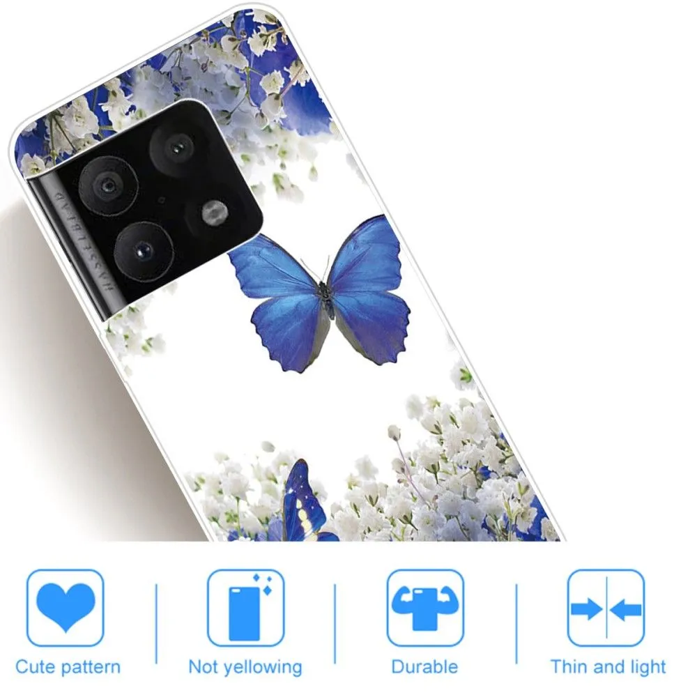 Deco OnePlus 10 Pro case - Blue Butterflies