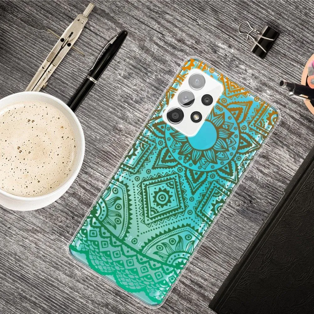 Deco Samsung Galaxy A32 5G case - Green Sunflower Design