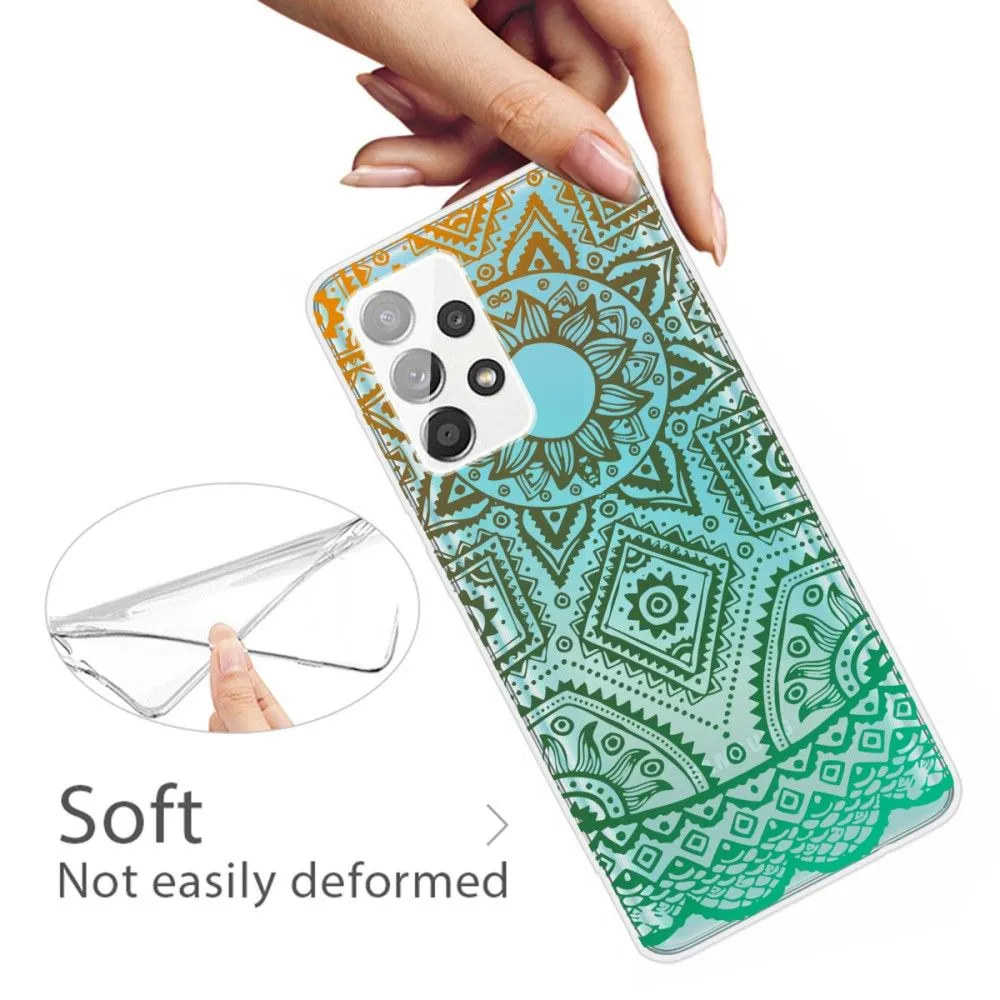 Deco Samsung Galaxy A32 5G case - Green Sunflower Design