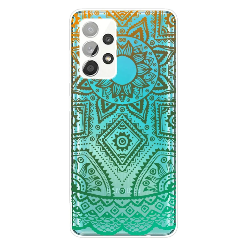 Deco Samsung Galaxy A32 5G case - Green Sunflower Design