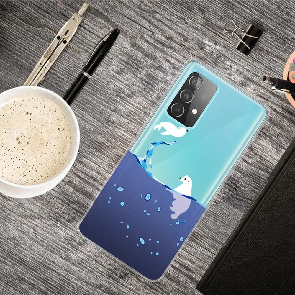 Deco Samsung Galaxy A73 case - Polar Bear