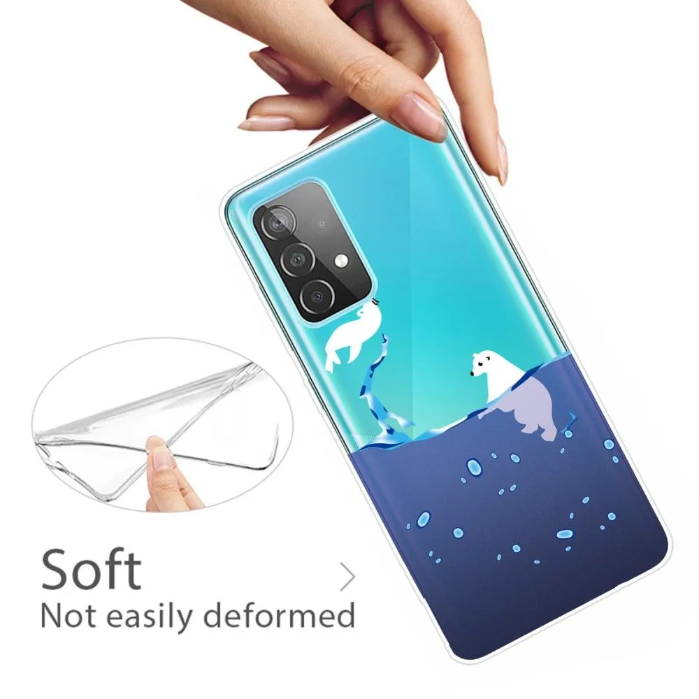 Deco Samsung Galaxy A73 case - Polar Bear