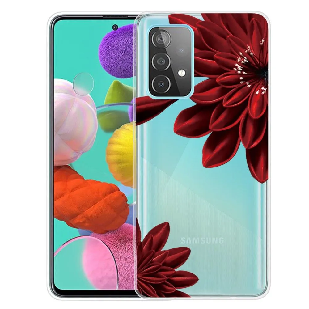 Deco Samsung Galaxy A73 case - Red Flower