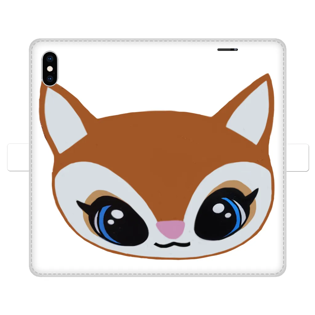 Deer Head Fully Printed Wallet Cases