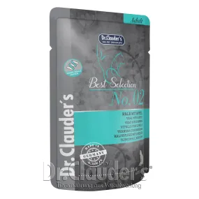 Dr Clauder's cat Pouches Best Selection 02 - Veal with Apple, 85g