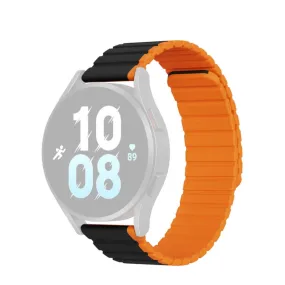 Dux Ducis - Garmin Venu 3 Magnetic Silicone Wristband (Joint circumference: 175-235mm) - Black / Orange