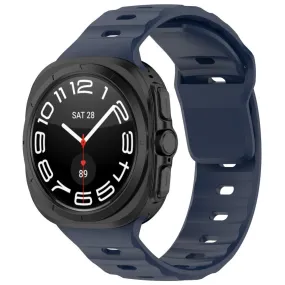 EIDERWOOD Samsung Galaxy Watch Ultra (47mm) Silikone Rem m. Spænde - Mørkeblå