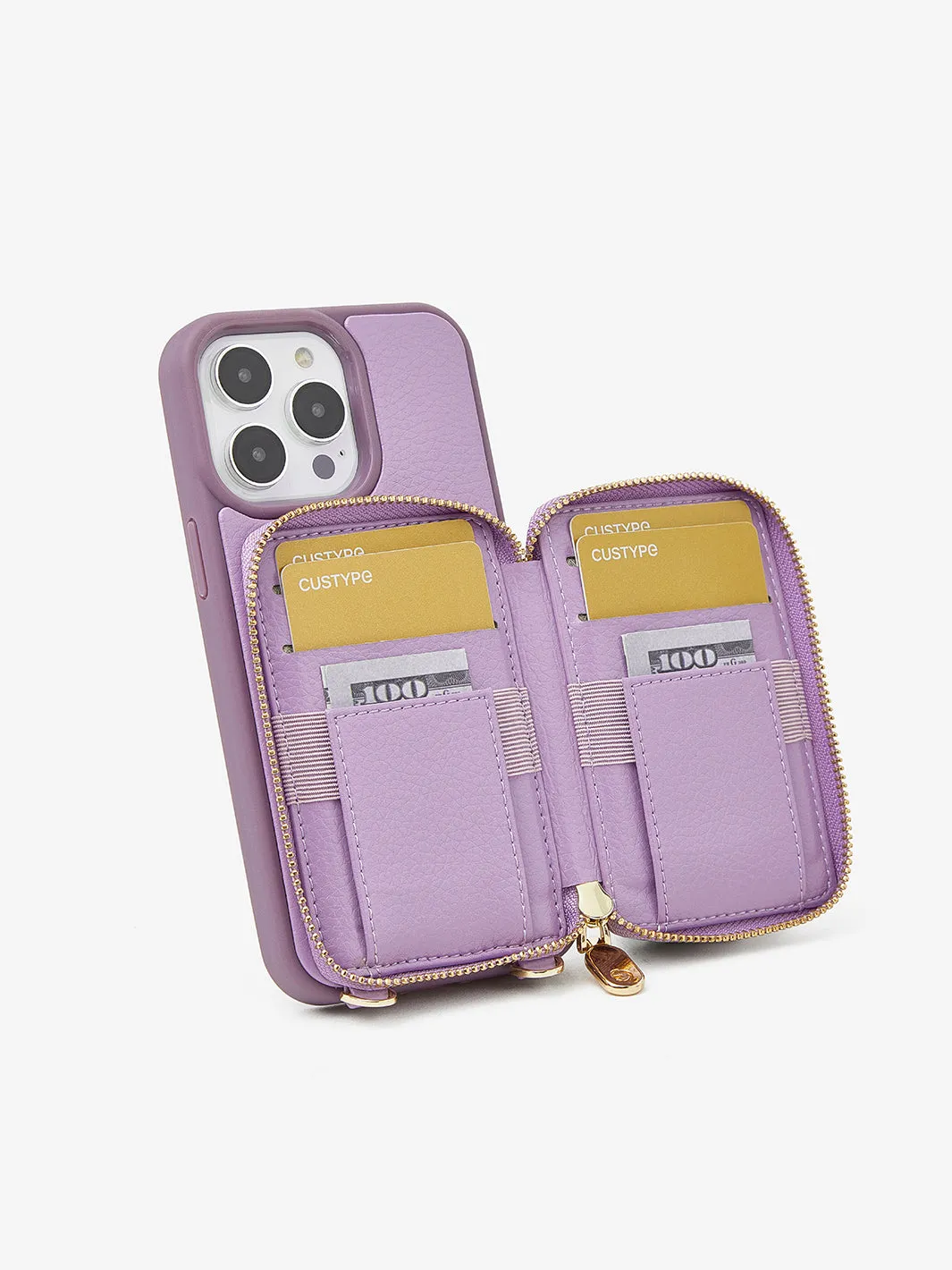 Elegant Kit- E Stand Phone Case Round Pouch Set