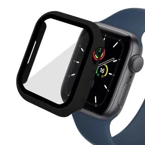 ENKAY Apple Watch 9/8/7 (45mm) Cover & Hærdet Glas - Sort