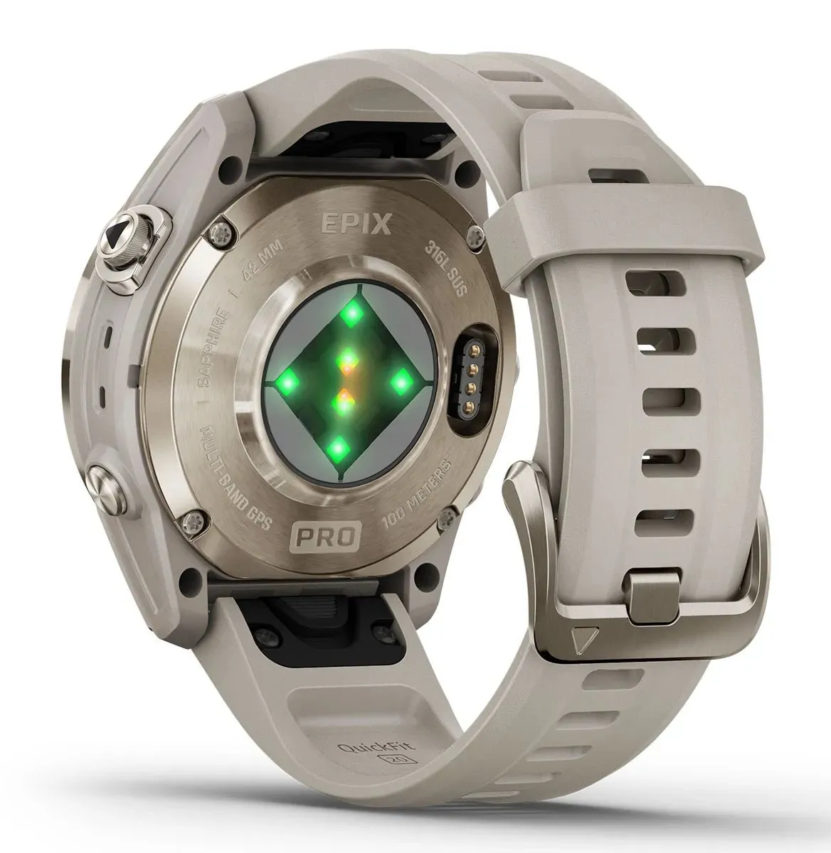 Epix™ Pro 2 Sapphire | 42 mm - Soft Gold