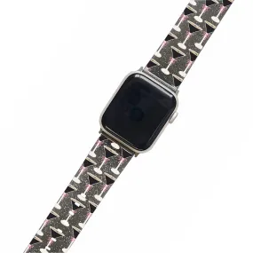 Espresso Martini Coquette Black Glitter Smartwatch Strap