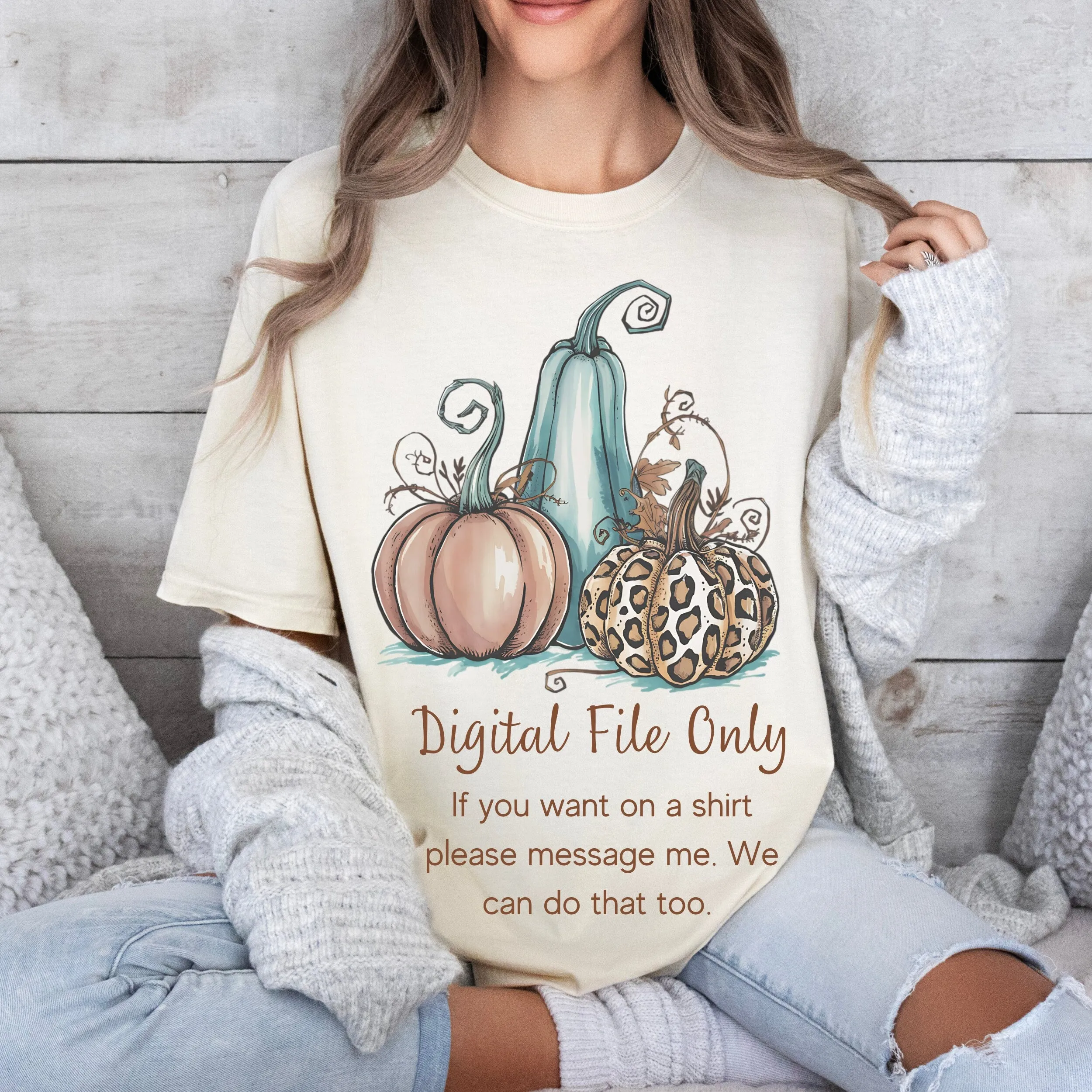 Fall PNG, Thanksgiving Download, Watercolor Pumpkins and Gourds Digital Download for Sublimation and Crafts, Pumpkin Season, Leopard Print