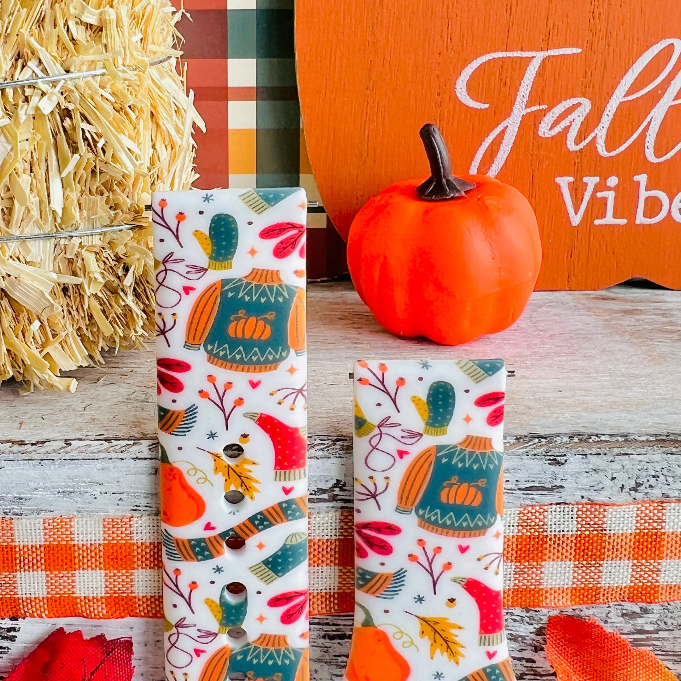 Fall Vibes Print Silicone Band For Fitbit Versa 1/2