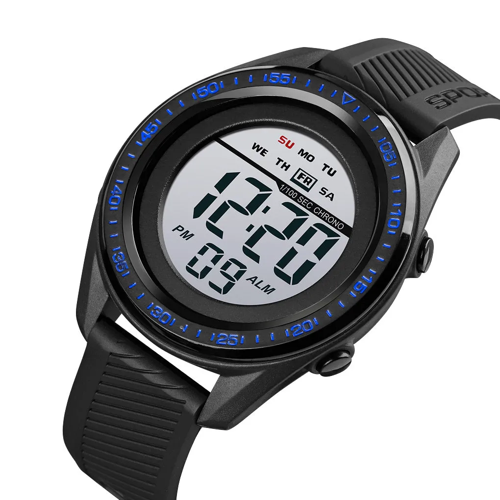 Fashion outdoor digital display waterproof luminous watch W2316838