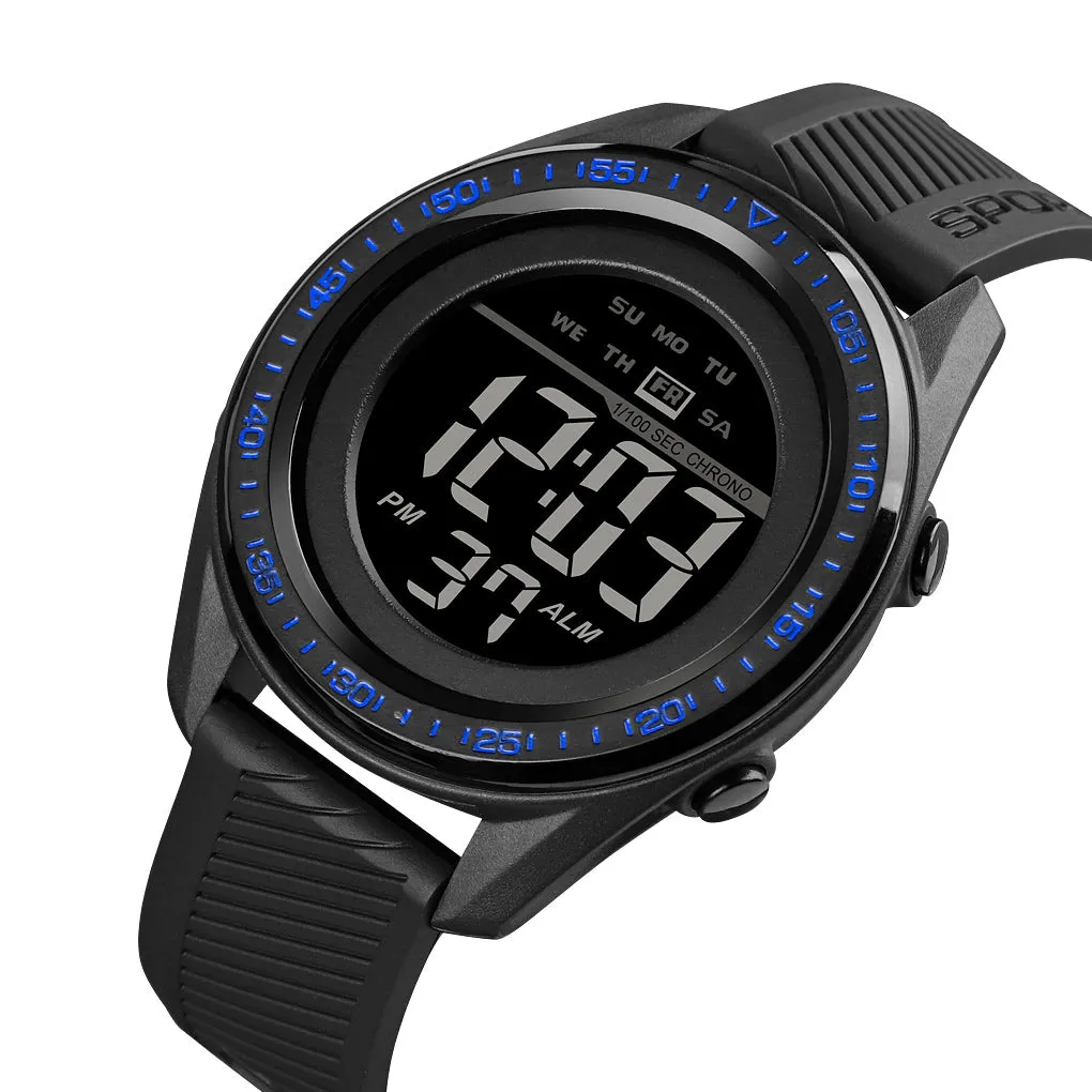 Fashion outdoor digital display waterproof luminous watch W2316838