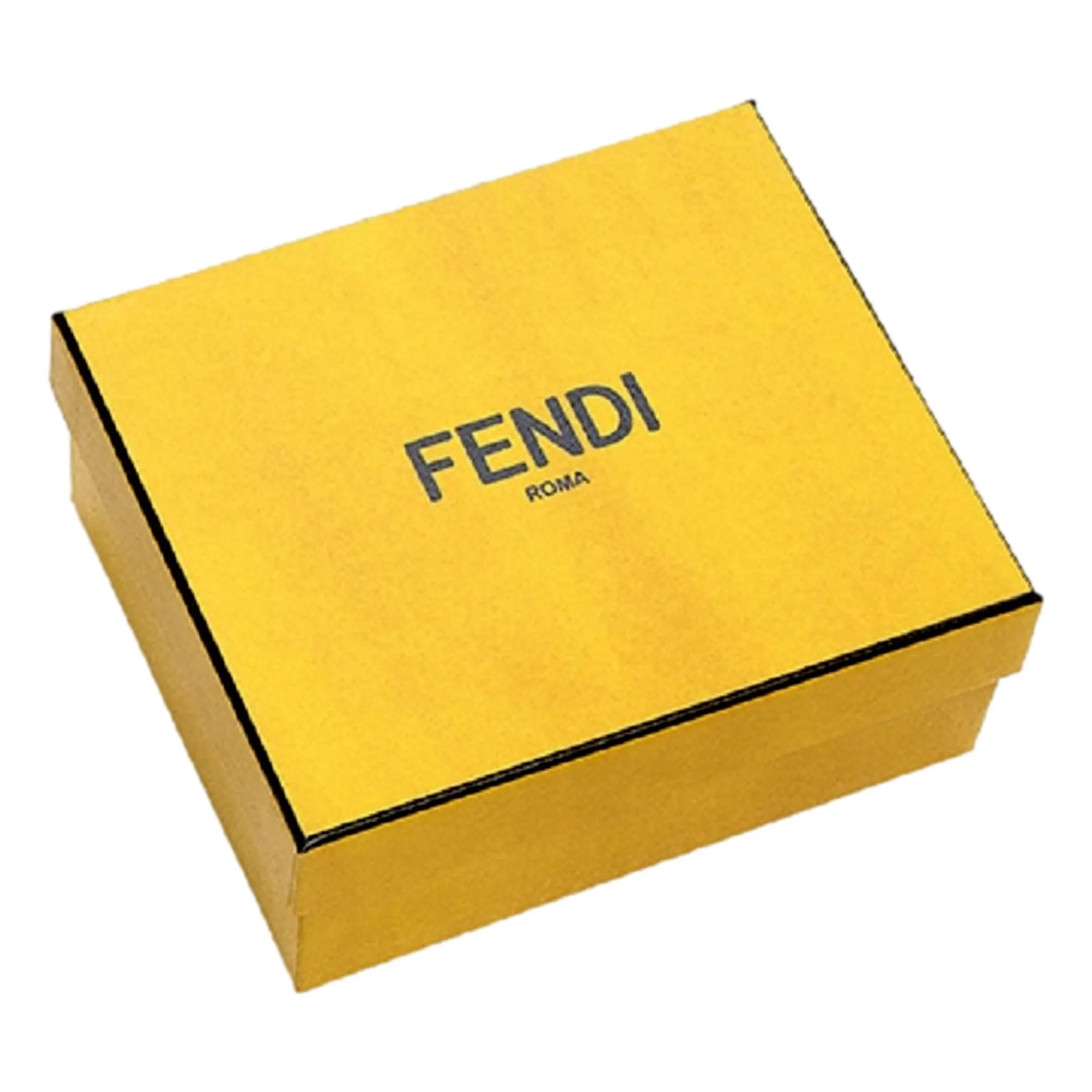 Fendi F is Fendi Cyber Blue Leather Vertigo Print Small Trifold Wallet