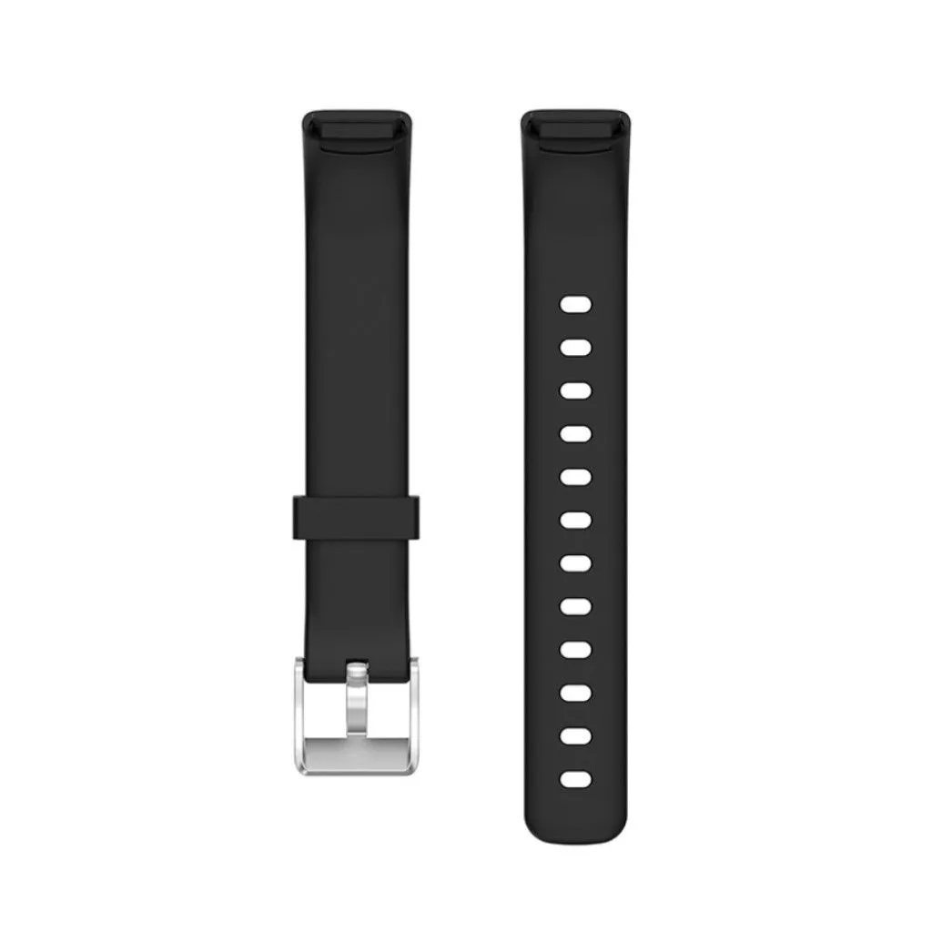 Fitbit Luxe silicone watch strap - Black / Size: L