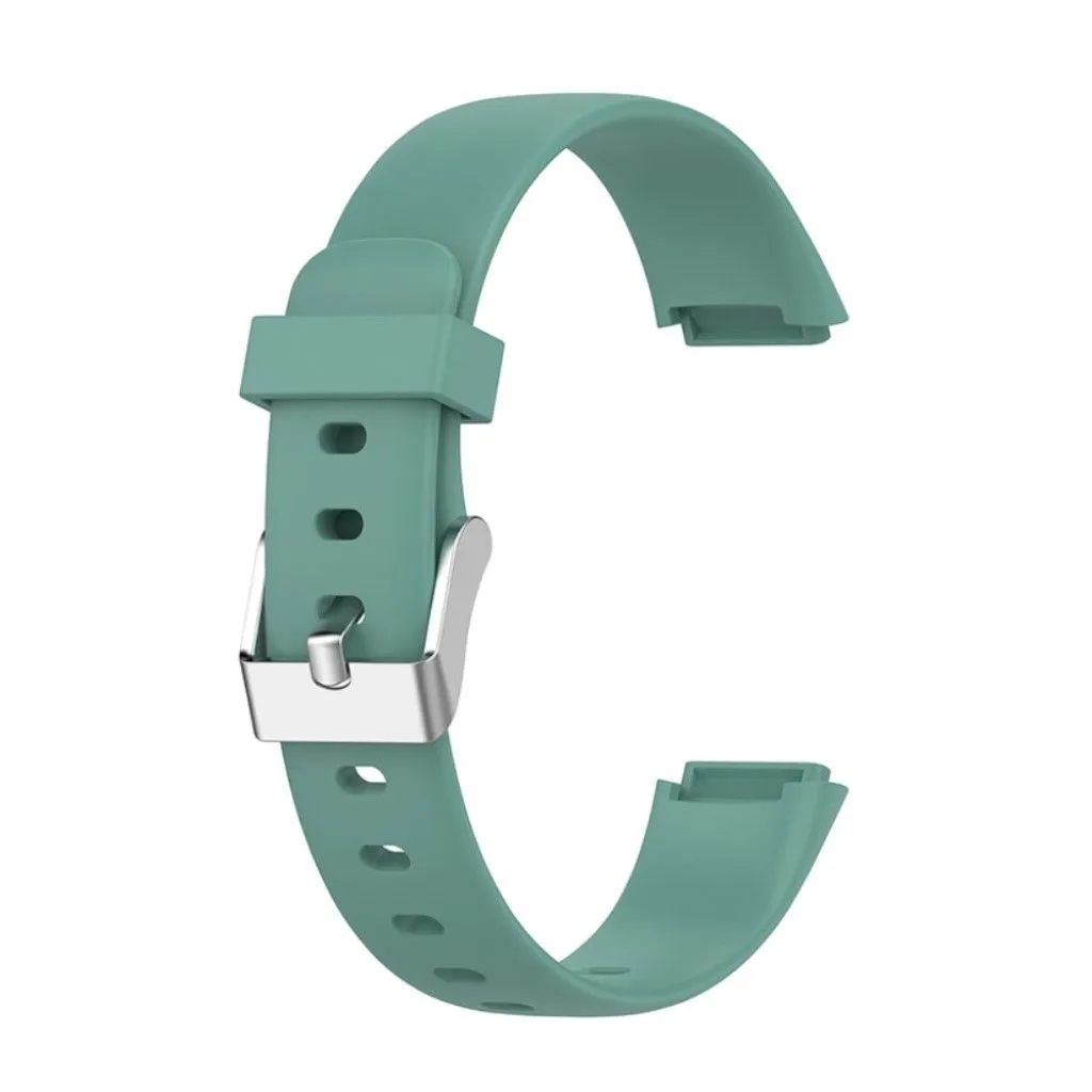 Fitbit Luxe silicone watch strap - Green / Size: L