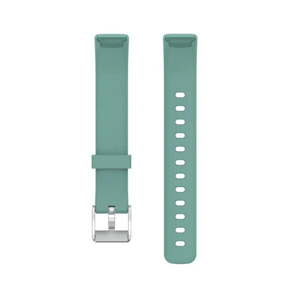 Fitbit Luxe silicone watch strap - Green / Size: L