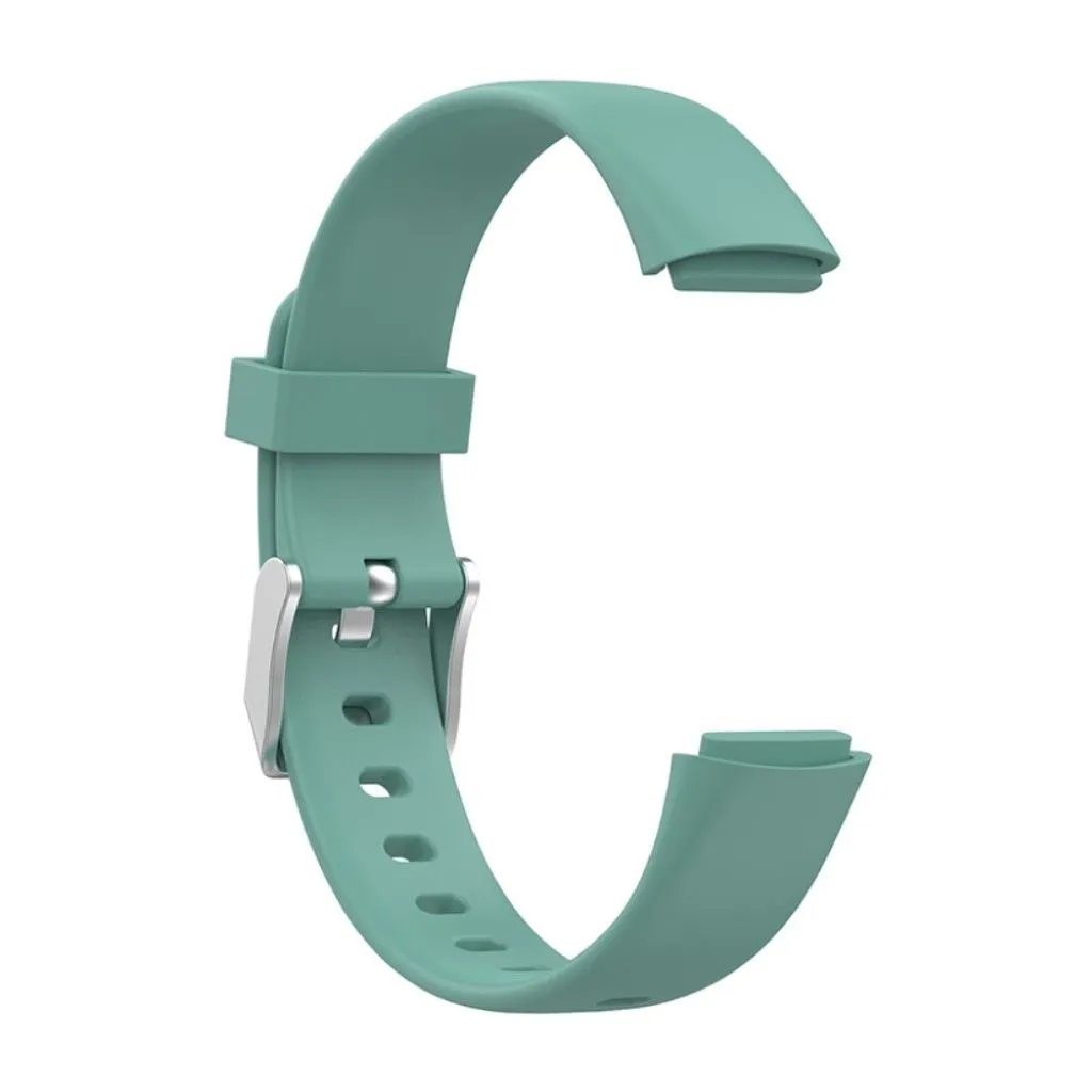 Fitbit Luxe silicone watch strap - Green / Size: L