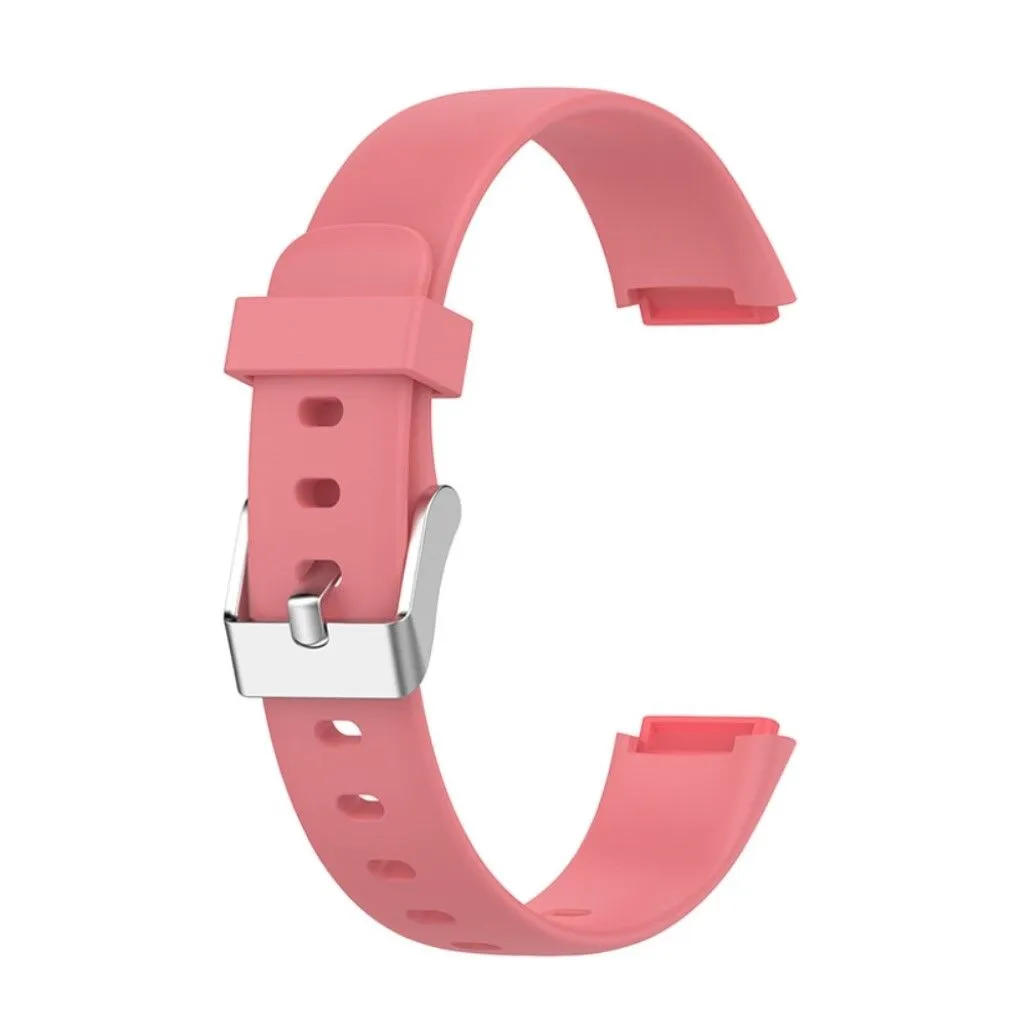 Fitbit Luxe silicone watch strap - Pink / Size: L