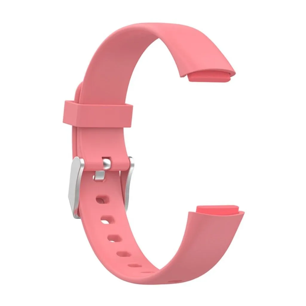 Fitbit Luxe silicone watch strap - Pink / Size: L