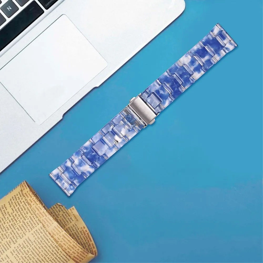 Fitbit Versa 2 /  Versa Lite cool resin watch strap  - Dark Blue