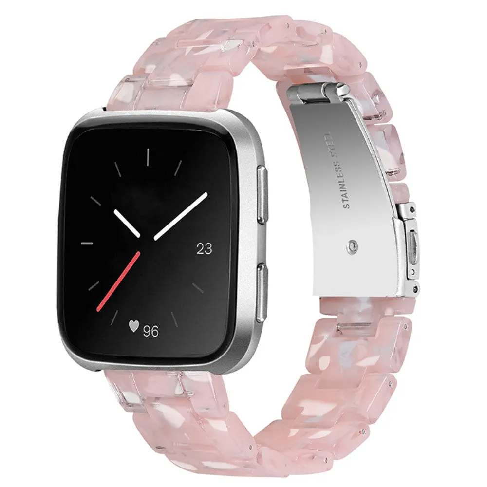 Fitbit Versa 2 /  Versa Lite cool resin watch strap  - Pink