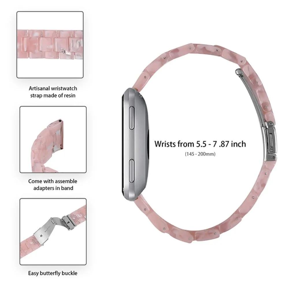 Fitbit Versa 2 /  Versa Lite cool resin watch strap  - Pink