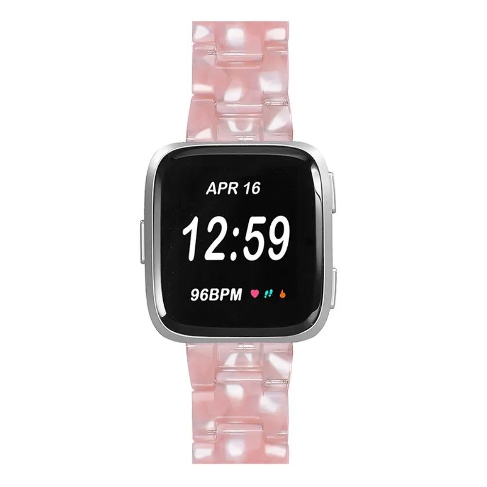 Fitbit Versa 2 /  Versa Lite cool resin watch strap  - Pink