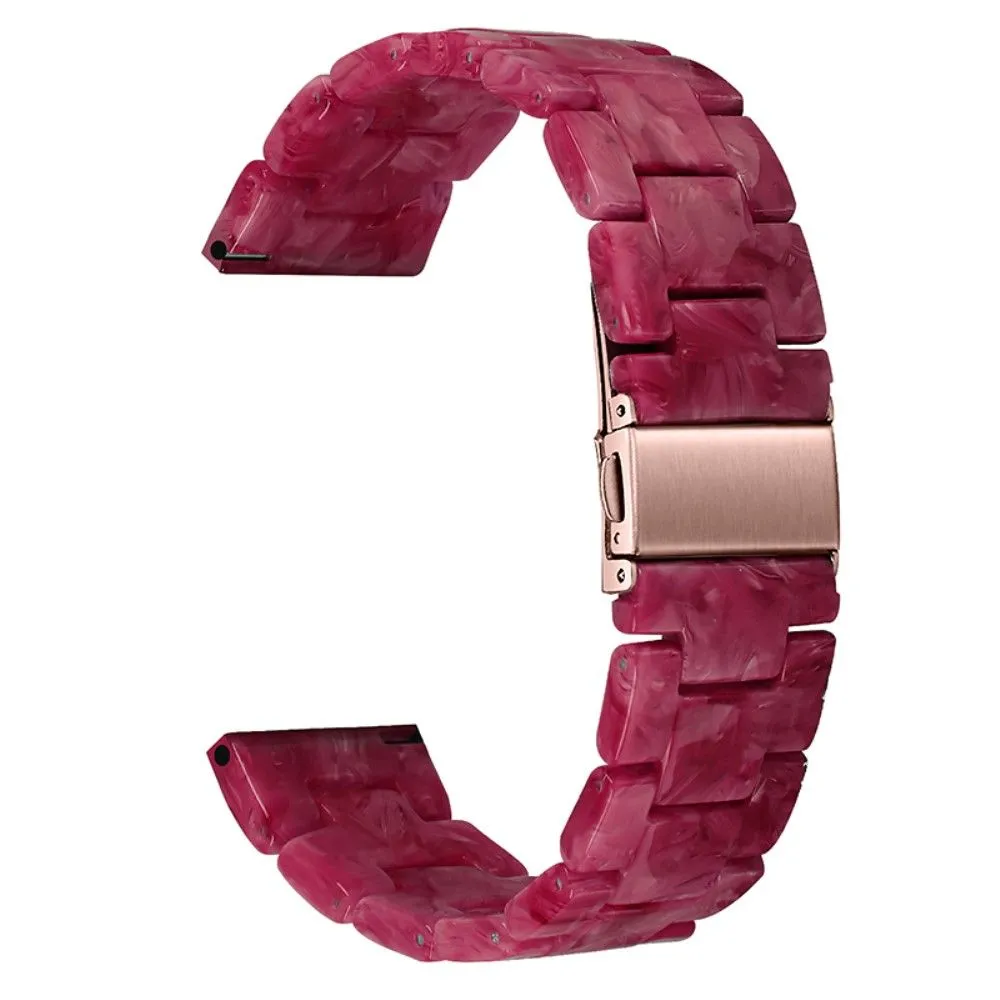 Fitbit Versa 2 /  Versa Lite cool resin watch strap  - Red Marble