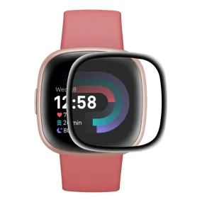 Fitbit Versa 4 / Sense 2 ENKAY Plastik Skærmbeskyttelse - Sort Kant