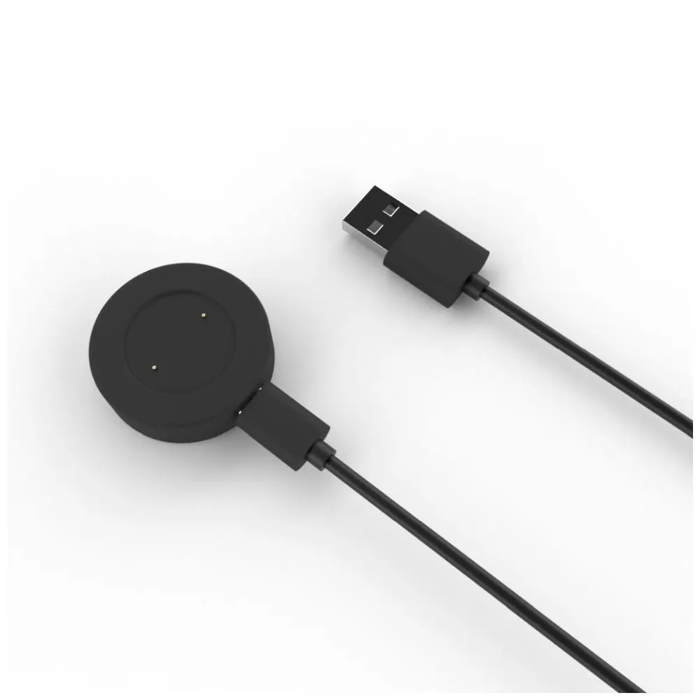 Fixed Ladekabel til Huawei Watch m. USB-A - Sort