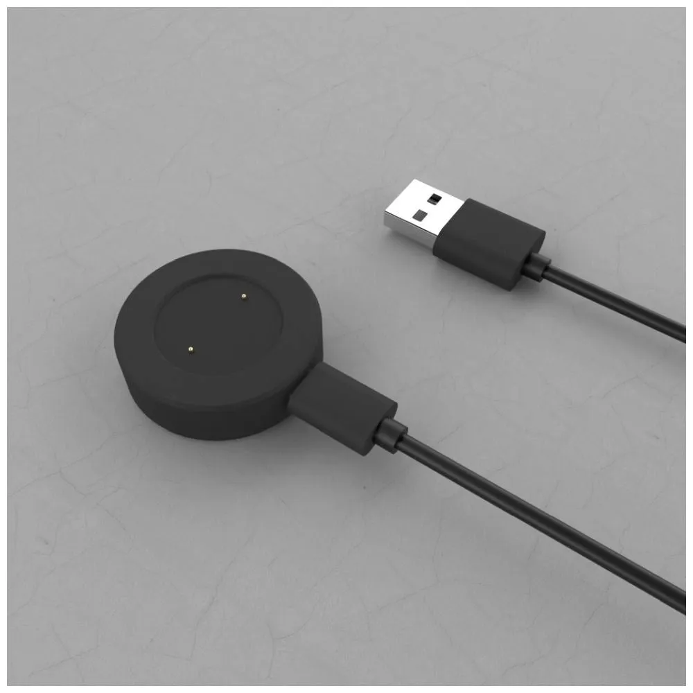 Fixed Ladekabel til Huawei Watch m. USB-A - Sort