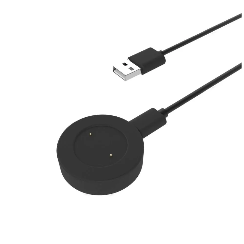 Fixed Ladekabel til Huawei Watch m. USB-A - Sort