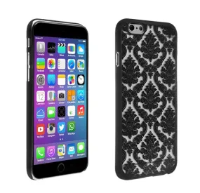 For Apple iPhone 6s / 6 Case, Ultra Slim Damask Vintage Case Cover for Iphone 6S/6 - Black