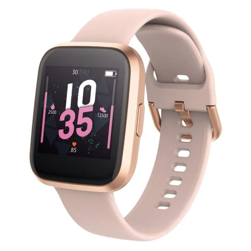 Forever ForeVigo 2 SW-310 Fitness Smartwatch m. Pulsmåler & Skridttæller - Rose Gold