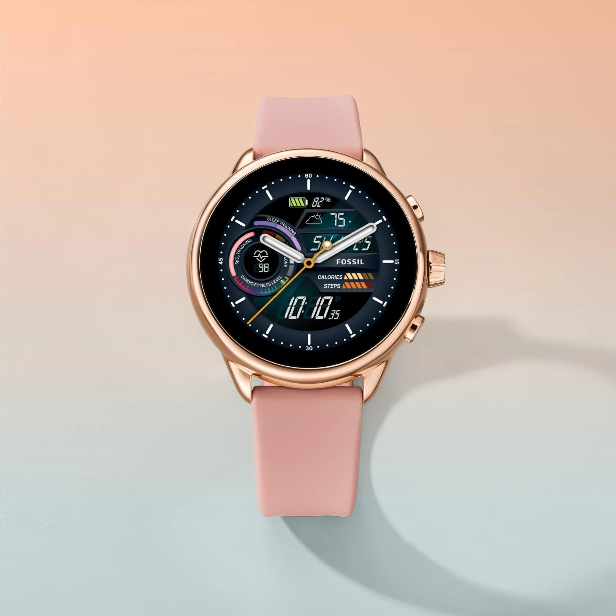 Fossil Gen 6 Smartwatch Wellness Edition (Blush)