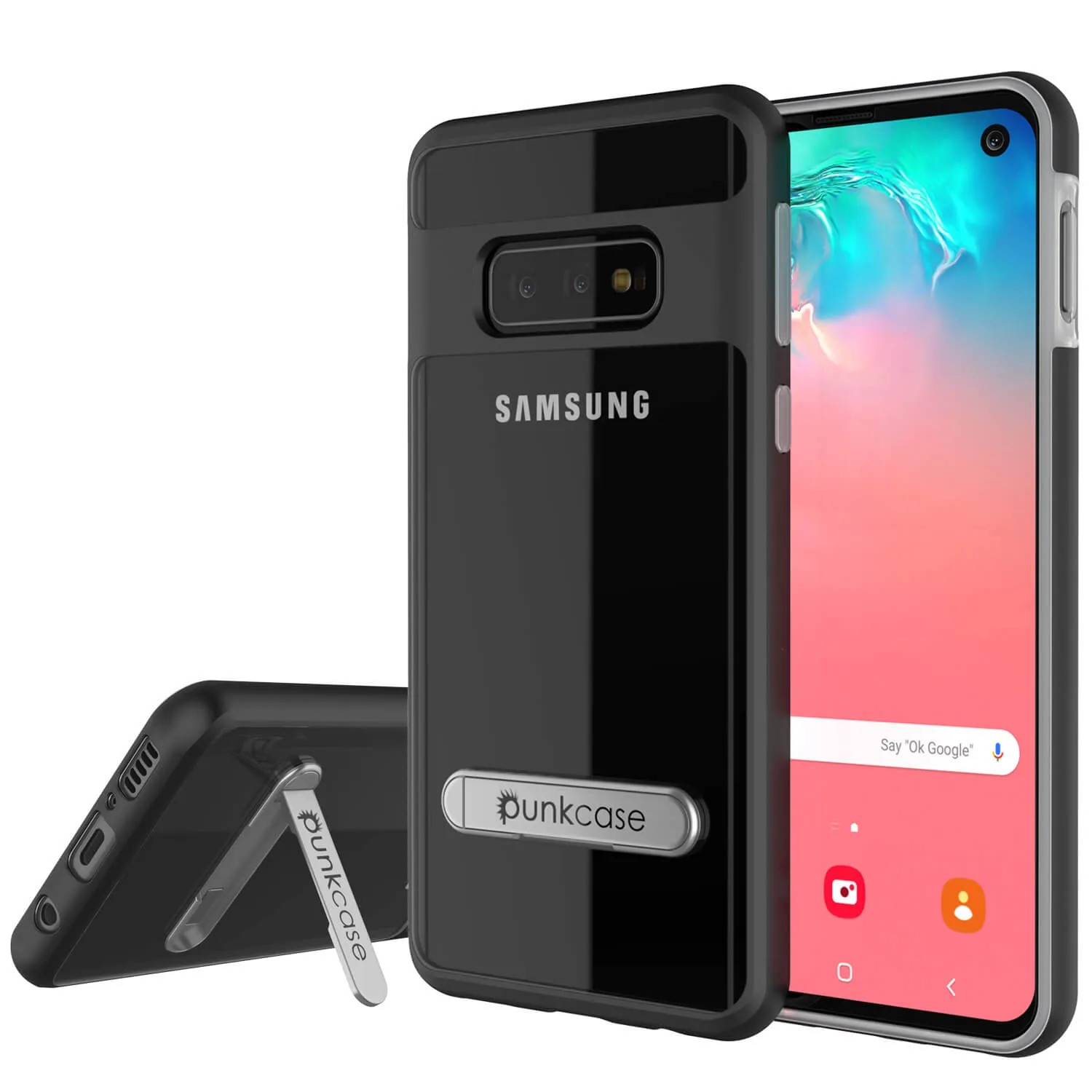 Galaxy S10e Case, PUNKcase [LUCID 3.0 Series] [Slim Fit] [Clear Back] Armor Cover w/ Integrated Screen Protector