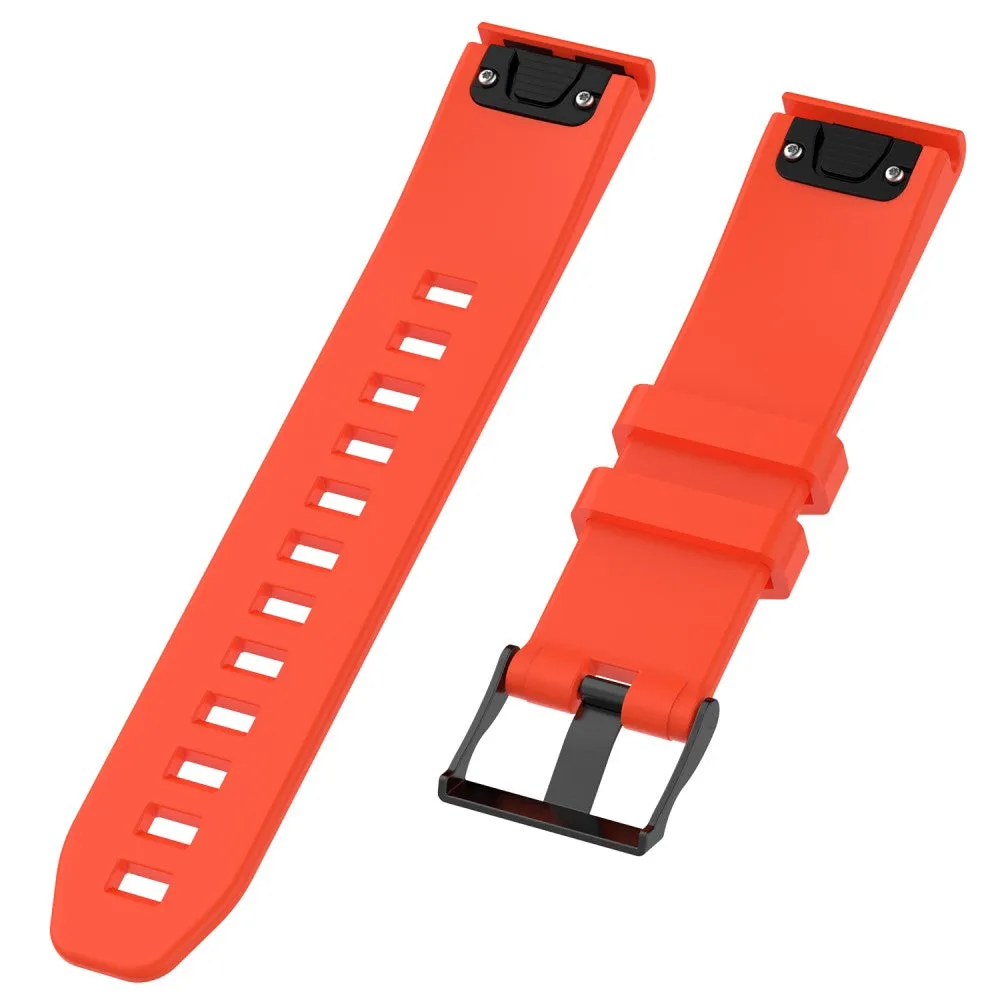 Garmin Fenix 6 silicone sports bracelet with 22mm quick release ( 170-220 mm) - Orange