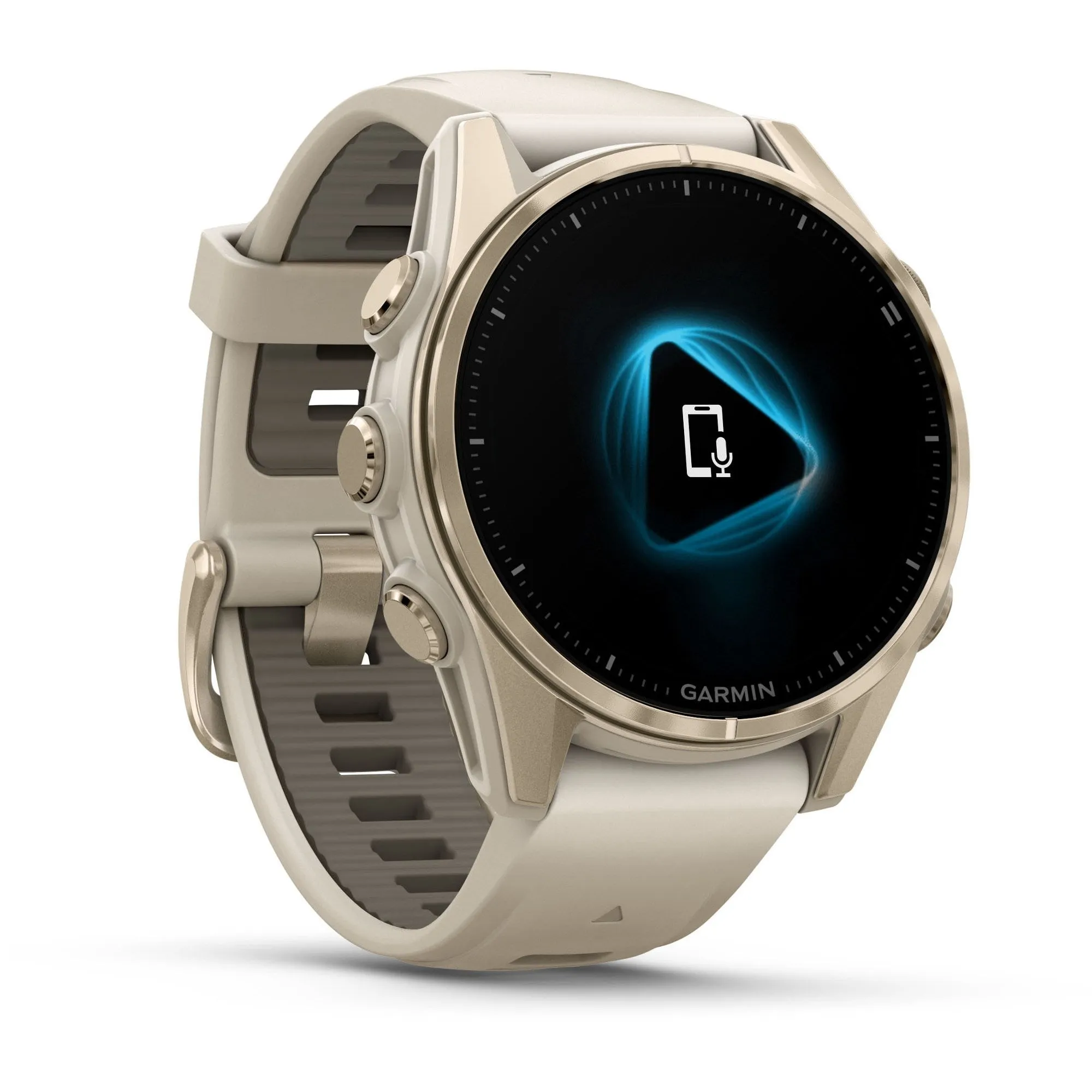 Garmin | Fenix 8 AMOLED Sapphire | Soft Gold/Fog Gray