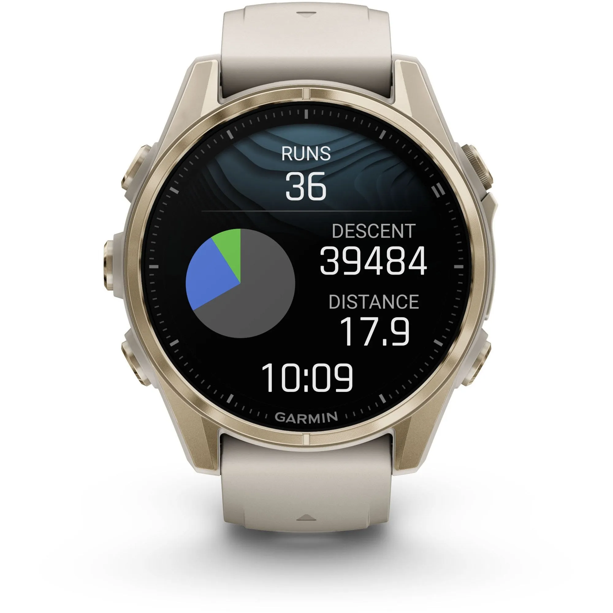 Garmin | Fenix 8 AMOLED Sapphire | Soft Gold/Fog Gray