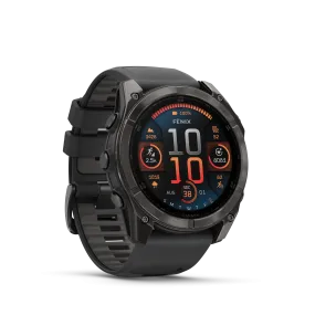 GARMIN fēnix® 8 - 51MM - AMOLED, SAPPHIRE - CARBON GRAY/BLACK